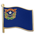 Nevada State Flag Pin